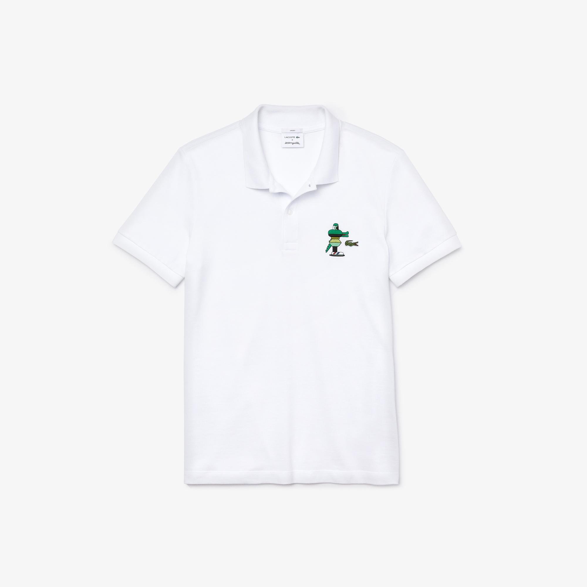 Lacoste Unisex x Jeremyville Design Classic Fit Polo Shirt