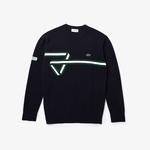 Lacoste Men's Band Design Heritage Knit Sweater