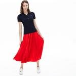 Lacoste Women's Ribbed Cotton Polo