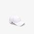 Lacoste Men's sporty cap 
In One Color Diamond Weave TaffetaBeyaz
