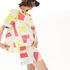 Lacoste Women's Coloured Design Cotton Blend BlouseRenkli