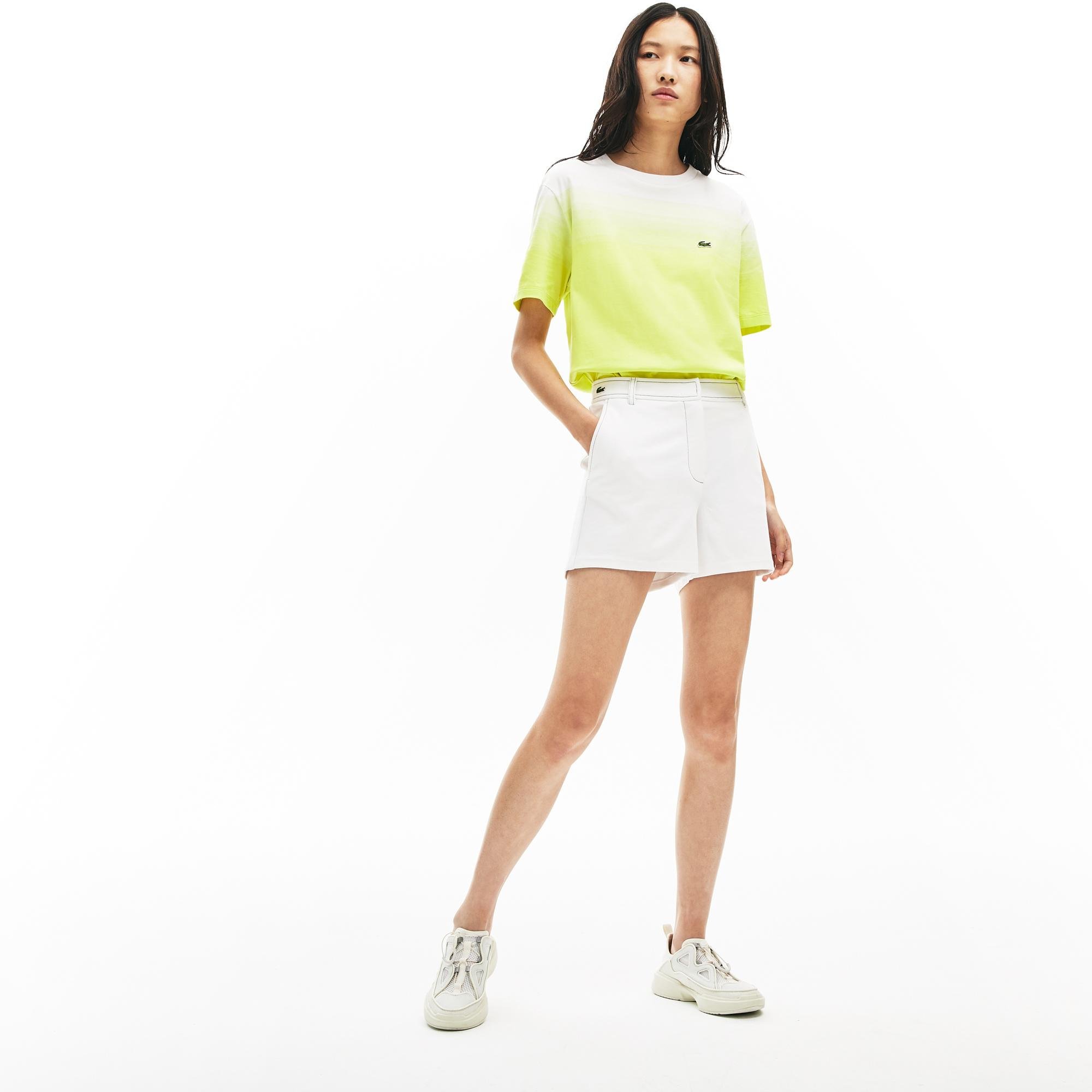 Lacoste Women's Made İn France Contrast Stitching Shorts