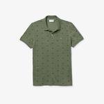 Lacoste Men's Micro Print Polo Shirt