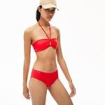 Lacoste Women's Recycled Bandeau Bikini Top