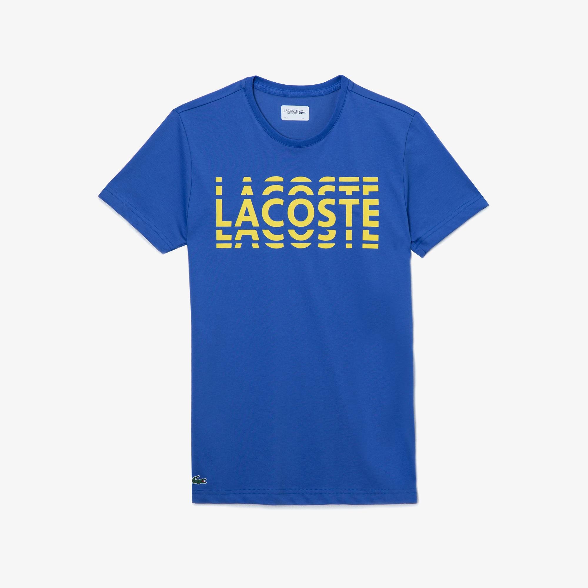 Lacoste Men's T-Shirt with pattern from the mixture cotton