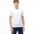 Lacoste Men's Round Neck Graphic T-ShirtBeyaz