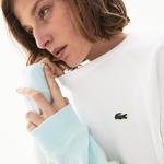 Lacoste Damska Bluza Z Organicznej Bawełniany Z Okrągłym Dekoltem Made İn France