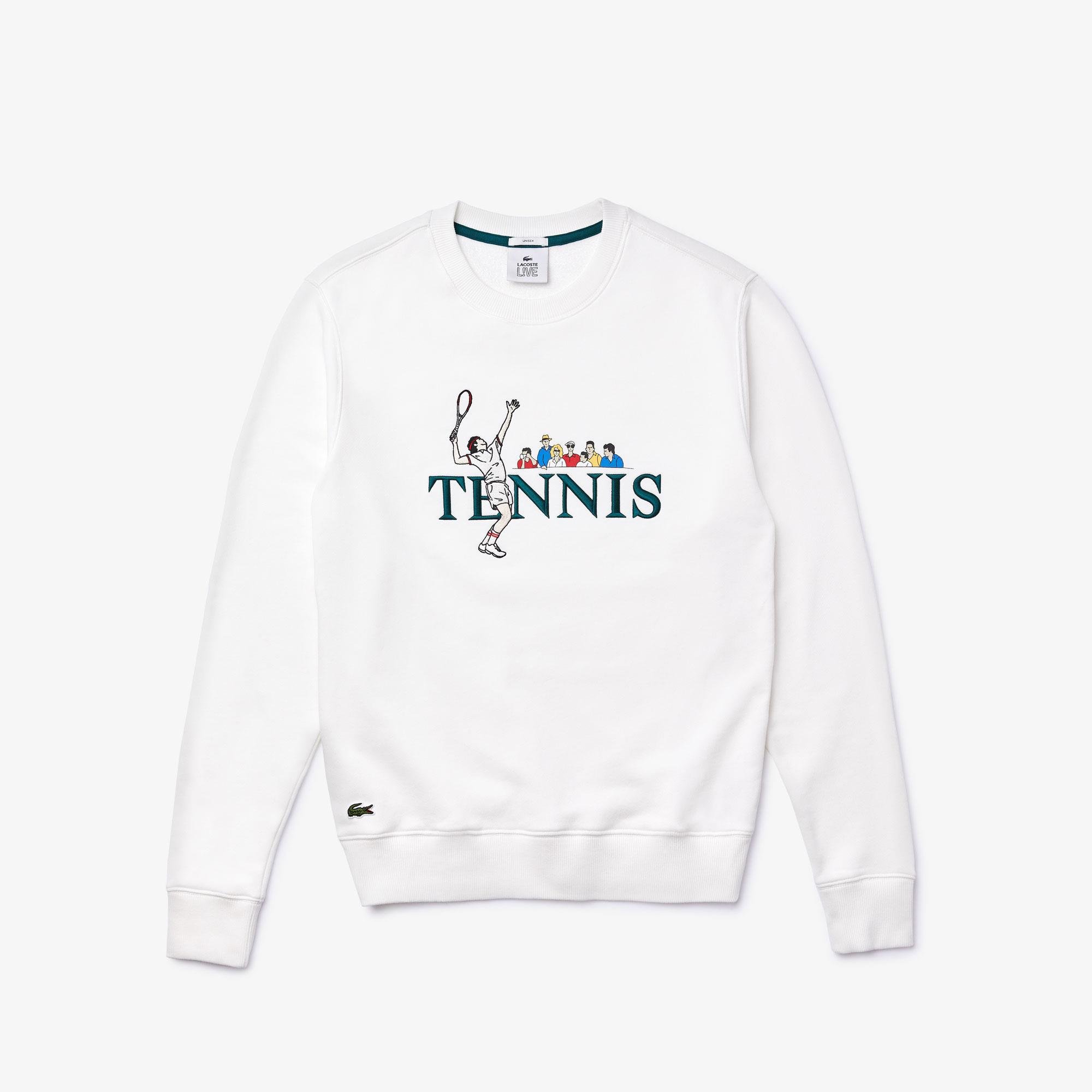 Lacoste Unisex LIVE Tennis Design Sweatshirt