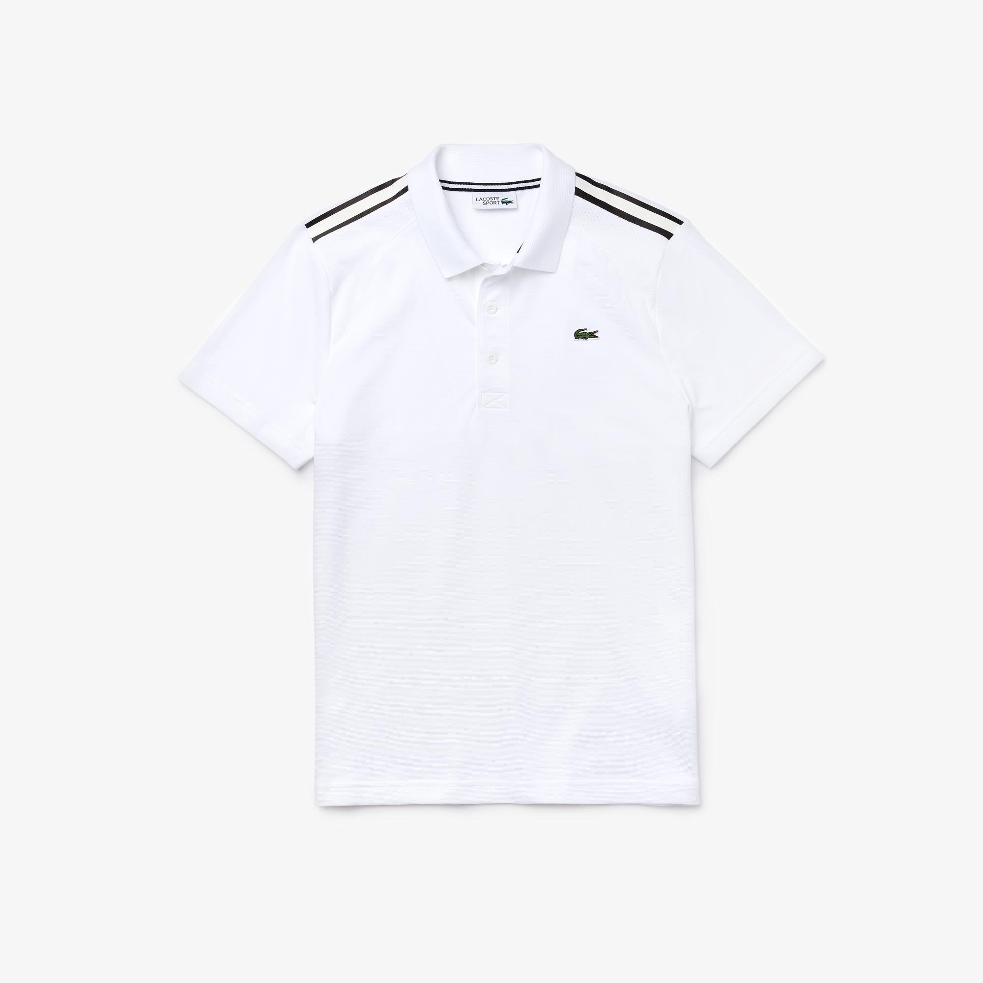 Lacoste Men's SPORT Paneled Ultra-Light Cotton Polo Shirt