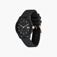 Lacoste.12.12 Ladies Watch with Black Silicone Petit Piqué Pattern Strap-