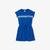 Lacoste Girls' Elasticised Waist Cotton Fleece DressMavi