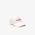 Lacoste women cap with the inscription from poplin cotton001