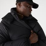 Lacoste Men's LIVE Hooded Water-Repellent Oversized Coat