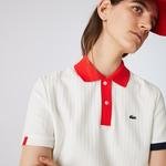 Lacoste Women's Made In France Tricolor Organic Cotton Polo