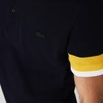 Lacoste Męska Teksturowana Koszulka Polo Z Piki Bawełnianej Regular Fit