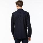 Lacoste Pánska plápolavá bavlnená košeľa Slim Fit značky 