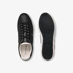 Lacoste Coupole 0120 1 Cma Erkek Deri Siyah - Beyaz Casual Ayakkabı