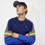 Lacoste Men's Sport Bi-Material Print Sweatshirt