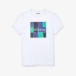 Lacoste Men's SPORT Graphic Print Breathable Jersey T-shirt