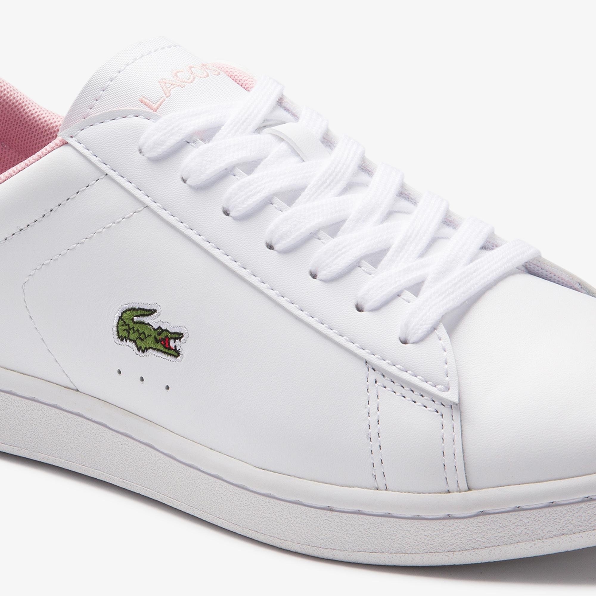 Lacoste Women's Carnaby Evo Leather and Synthetic Sneakers
