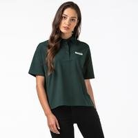 Lacoste Women's LIVE Loose Fit Badge Flowing Knit PoloYZP
