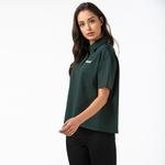 Lacoste Women's LIVE Loose Fit Badge Flowing Knit Polo