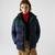 Lacoste Women's Stand-Up Collar Concealed Hood Colorblock Short JacketASU
