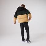 Lacoste Men's Short Lightweight Water-Resistant Puffer Coat