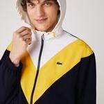 Lacoste Men's Lightweight Colorblock Hooded Jacket