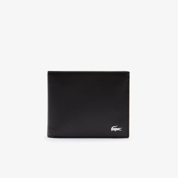 Lacoste Men's Fitzgerald Smooth Leather Wallet & Key Chain Gift Box
