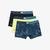 Lacoste Pack of 3 Casual Marble Effect Boxer BriefsRenkli