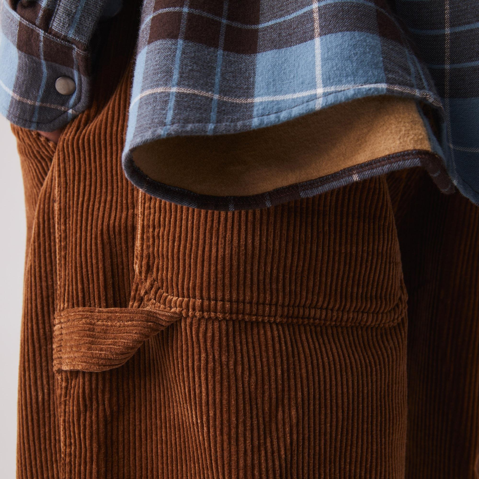 Lacoste Men's LIVE Standard Fit Ribbed Velvet Cotton Pants