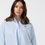 Lacoste Women's LIVE Loose Fit Oxford Cotton Shirt