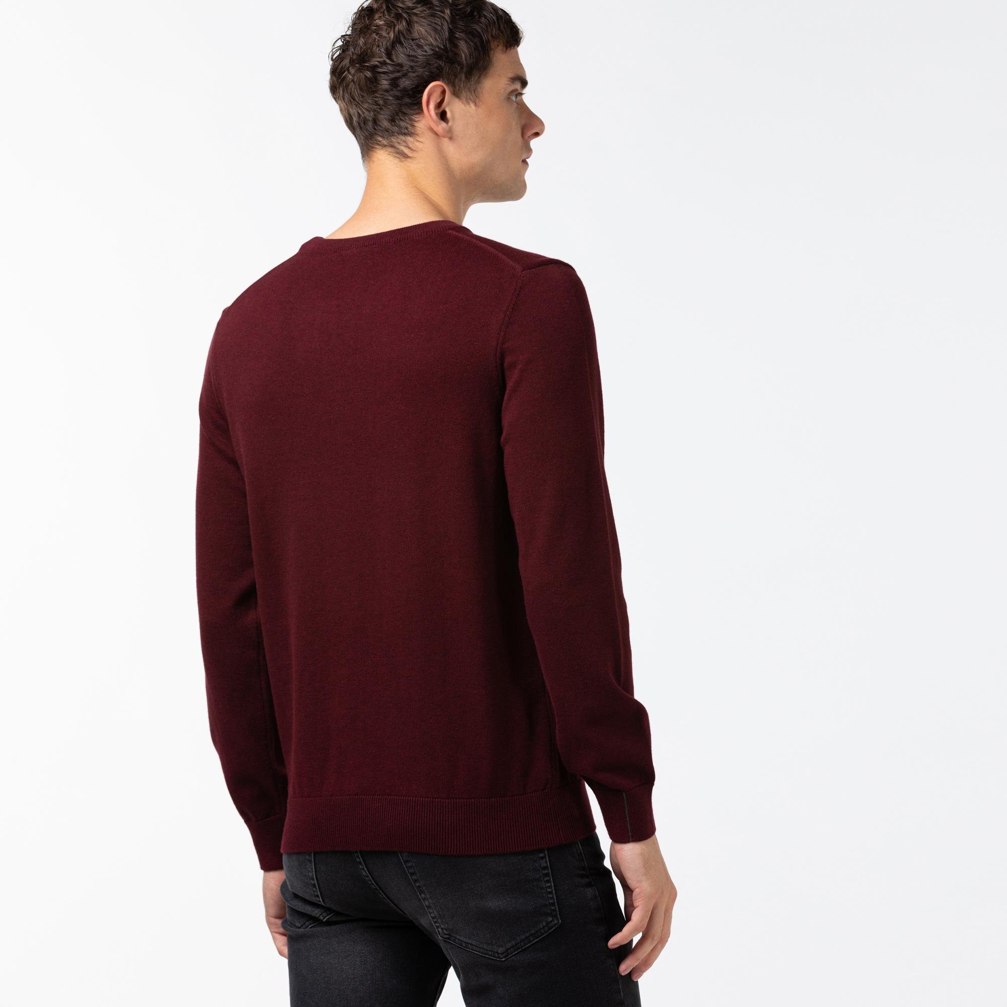 Lacoste Men's Organic Cotton Crew Neck Sweater