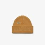 Lacoste Unisex LIVE Embroidered Wool Blend Beanie