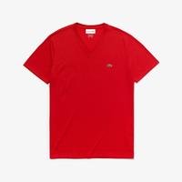 Lacoste Men's V-Neck Pima Cotton Jersey T-Shirt240