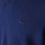 Lacoste Men's V-Neck Merino Wool Sweater
