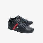 Lacoste Chaymon Tech 0120 3 Cma Erkek Siyah - Kırmızı Casual Ayakkabı