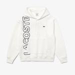 Lacoste Unisex LIVE Hooded Embroidered Cotton Blend Sweatshirt