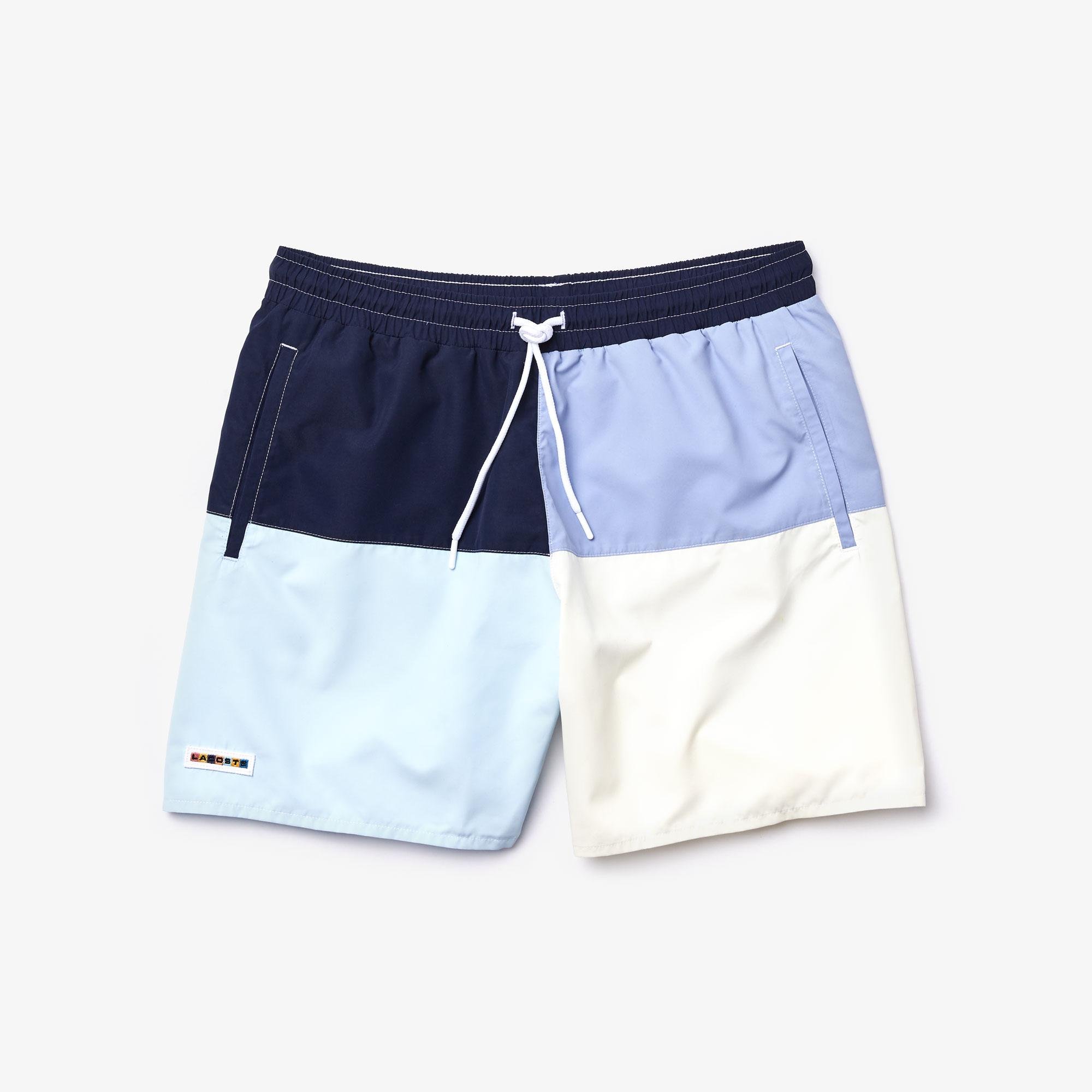 Lacoste Men's Colourblock Quick-Dry Swim Shorts