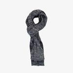 Lacoste Men's Ribbed Rectangular Wool Scarf