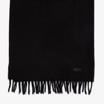 Lacoste Men's Fringed Rectangular Wool And Cashmere Blend Scarf