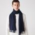 Lacoste Men's Fringed Rectangular Wool And Cashmere Blend Scarf166