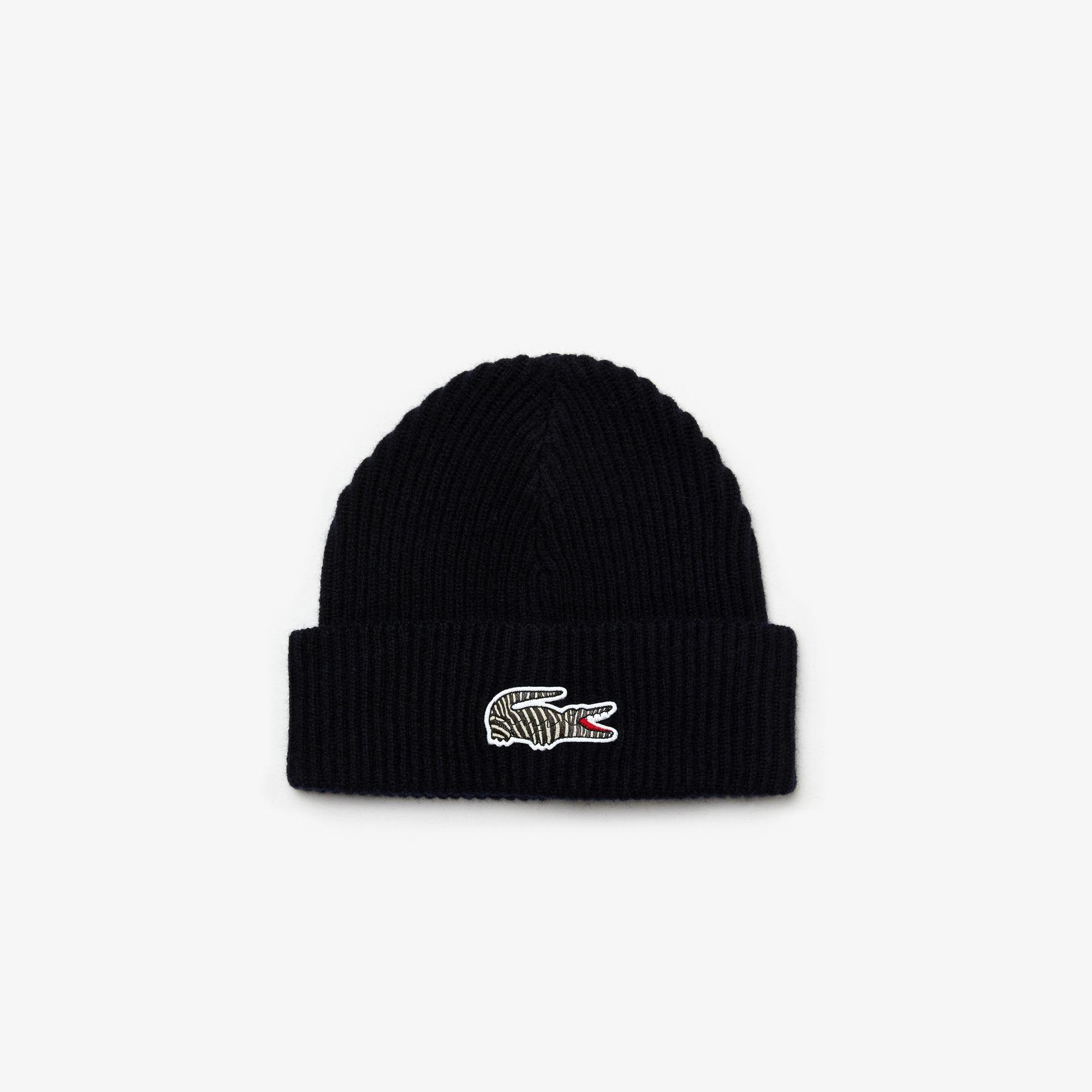 Lacoste x National Geographic Men’s Ribbed Wool Beanie