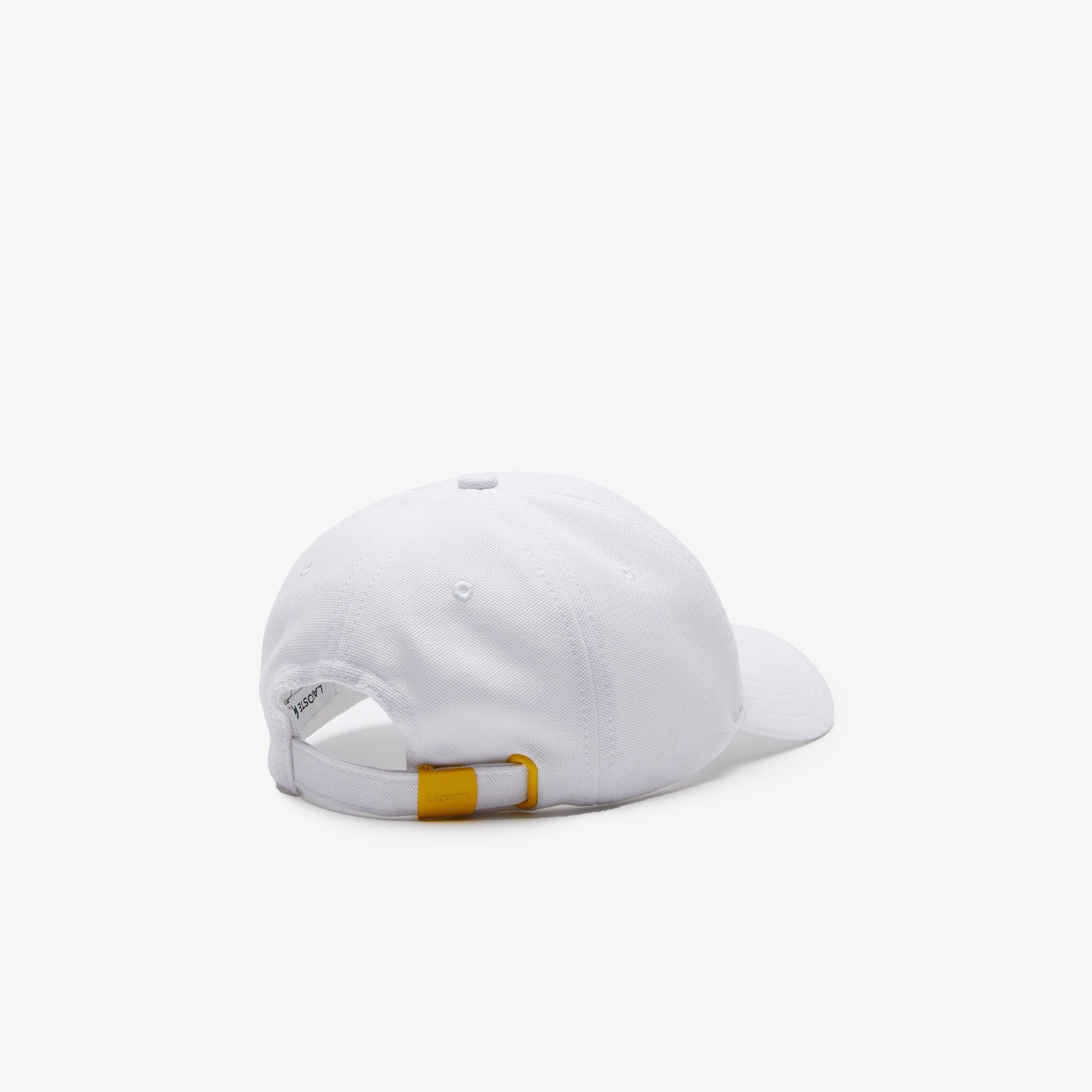 Lacoste x National Geographic Unisex Beyaz Şapka