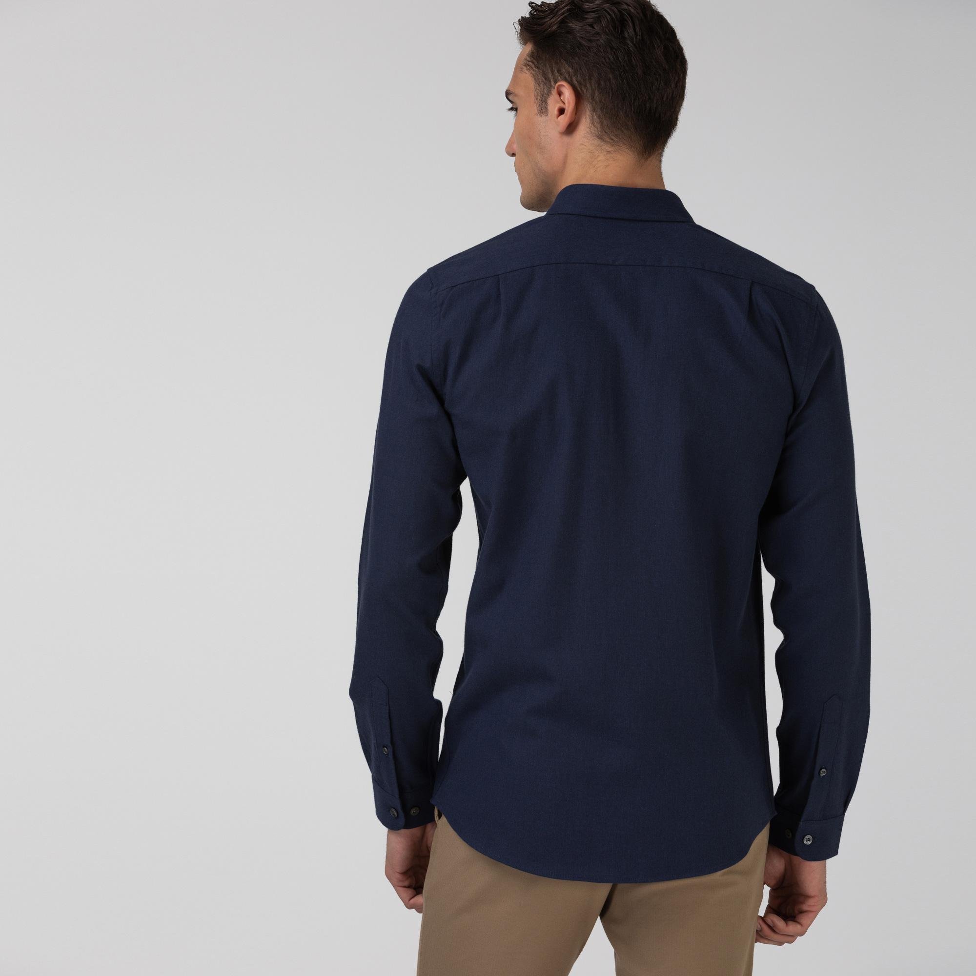 Lacoste Men's Long Sleeve woven shirt