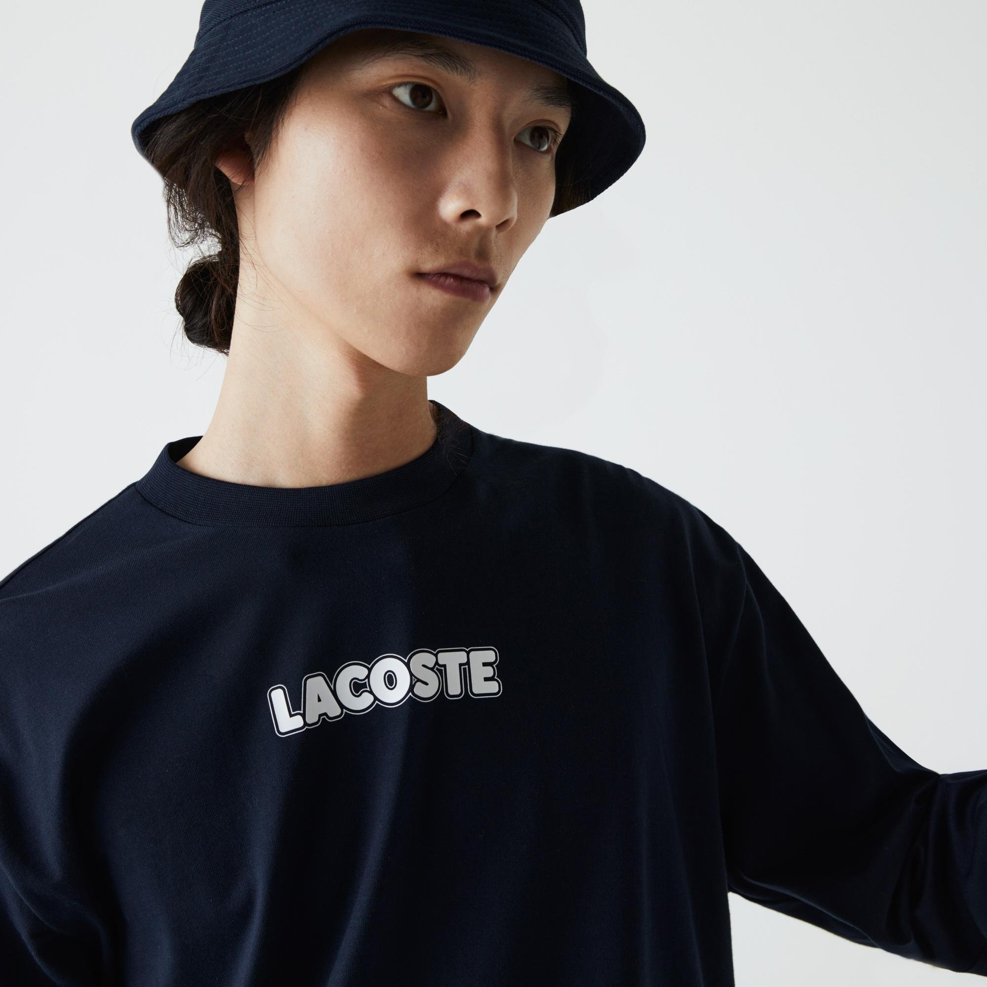 Lacoste Men's SPORT Crocodile Print Cotton Jersey T-shirt