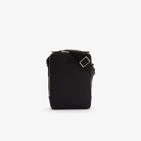 Lacoste Unisex Chantaco vertikálna taška na fotoaparát z matnej prešívanej kože