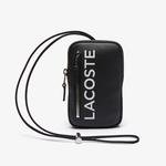 Lacoste Men's L.12.12 Smooth Leather Necklace Phone Wallet