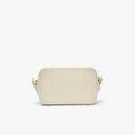 Lacoste Women's Chantaco Matte Piqué Leather Shoulder Bag